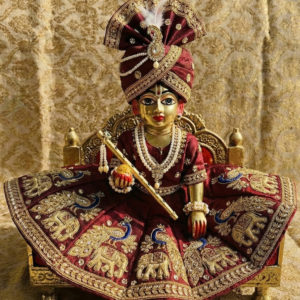 Royal Maroon Embroidered Shringar Dress