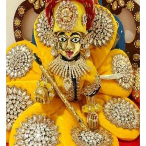 yellow kundan work royal shringar poshak