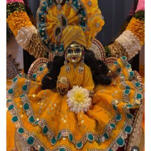 Mustard Yellow Designer Shringar Poshak