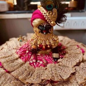 Pink & Gold Royal Shringar Poshak
