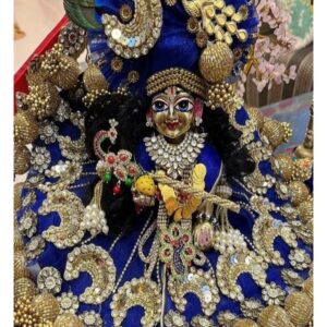 Royal Blue Heavy Kundan Shringar Dress