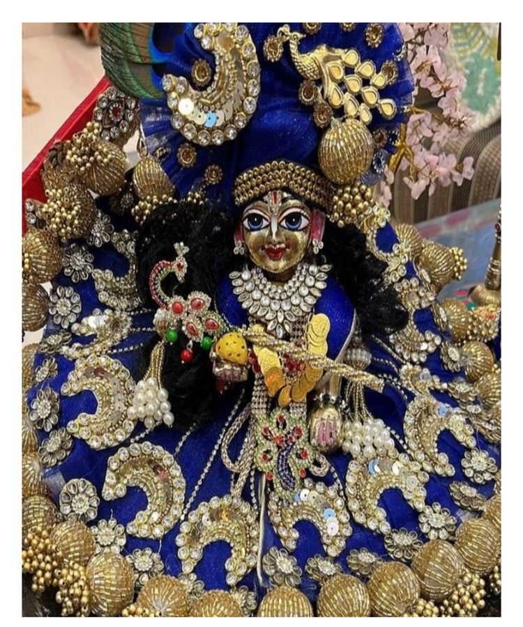 Royal Blue Heavy Kundan Shringar Dress Royal Blue Heavy Kundan Shringar Dress