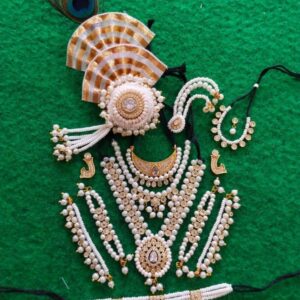 Pearl Kundan Shringar Set for Laddu Gopal Ji